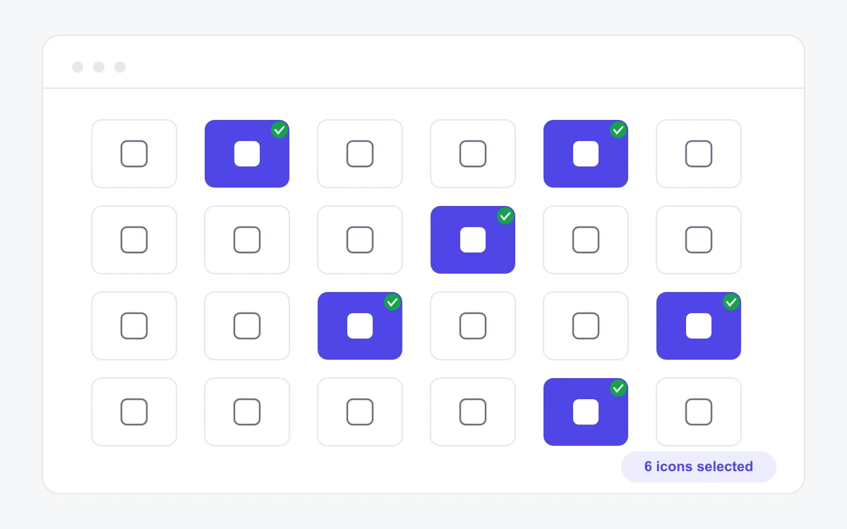 IcoMoon の使い方 ステップ1：ライブラリからアイコンを選択